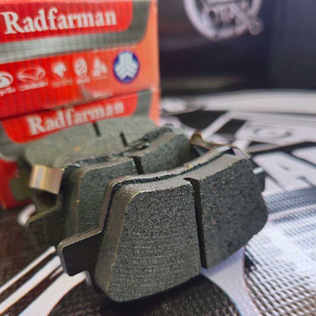 لنت عقب دنا و سمند دیسکی به همراه شیم صداگیری برند راد فرمان