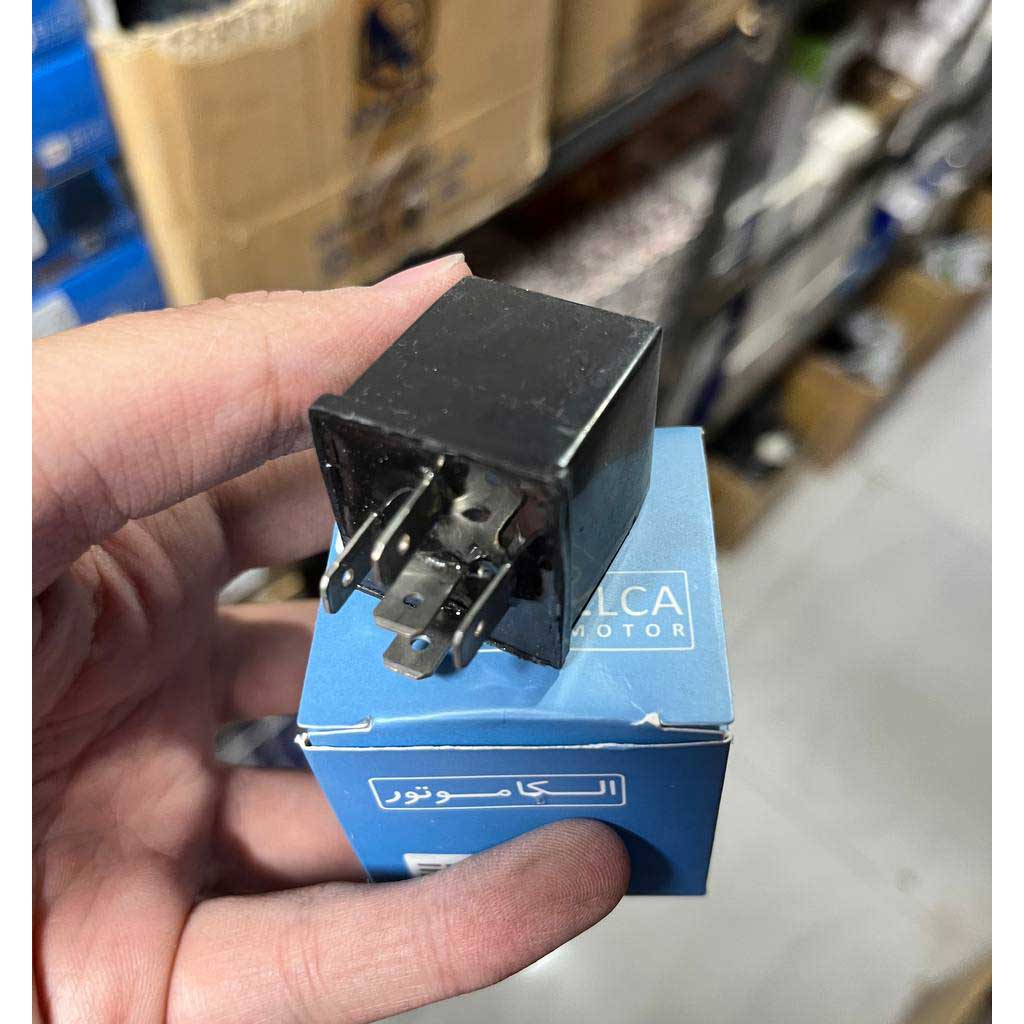 رله ۵پایه مشکی پراید و پژو ۴۰۵الکاموتور